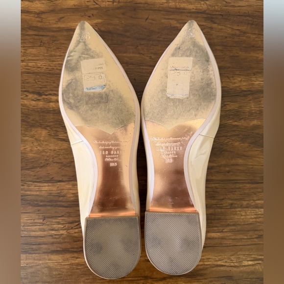 TED BAKER LONDON Dabih Cutout Pointy Toe Flat 39.5 - Picture 6 of 7